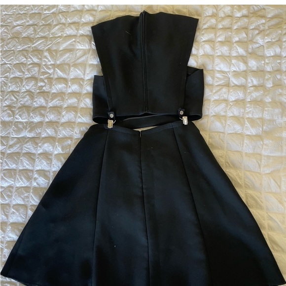 Maje black Ruliet suspender mini dress - Picture 10 of 13